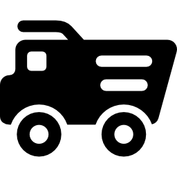 camion di macchinari pesanti icona