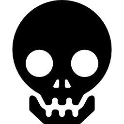 cráneo humano icono