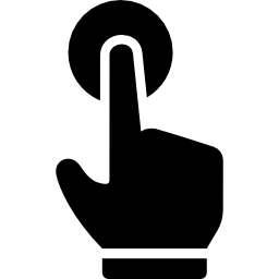 Click gesture icon