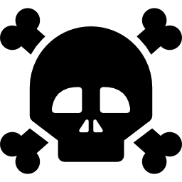 Skull and crossbones icon