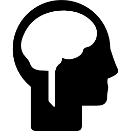 Голова с мозгом иконка