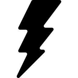 Lightning electric energy icon