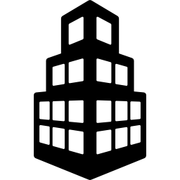 Stepped building icon