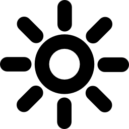 słoneczna pogoda ikona