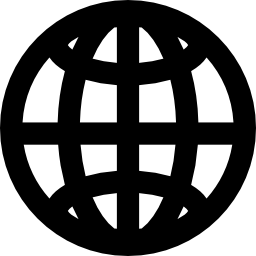 Earth globe icon