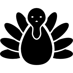 Thanksgiving peacock icon