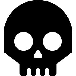 Человеческий череп иконка