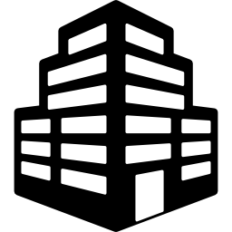 Stepped building icon