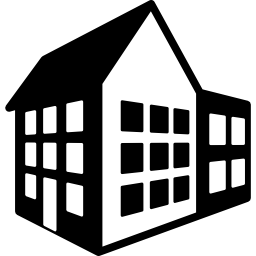 3D house icon