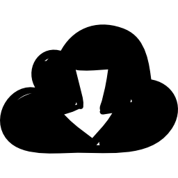 aus der cloud herunterladen icon