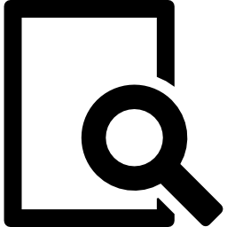 zoek in document icoon