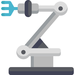 robot industriale icona