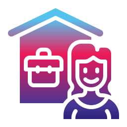 Work from home icon