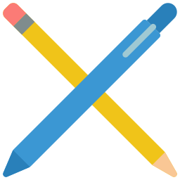 herramientas de escritura icono