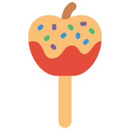 Toffee apple icon