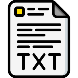 Text file icon