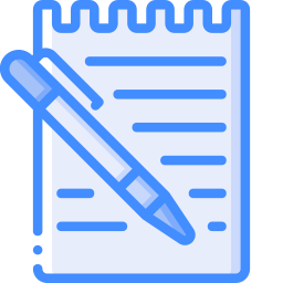 Pen and paper icon