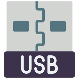 conexión usb icono