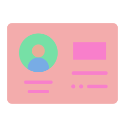 tarjeta de miembro icono