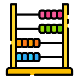Abacus toy icon