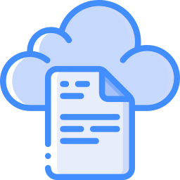 Cloud data icon