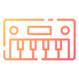 Piano keyboard icon