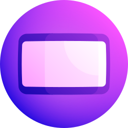 Projection screen icon