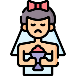 Child marriage icon