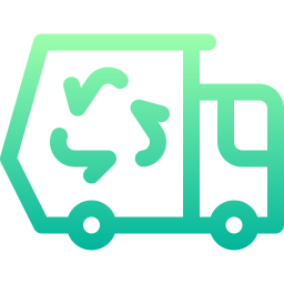 Garbage truck icon