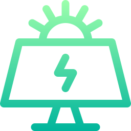 Solar panel icon