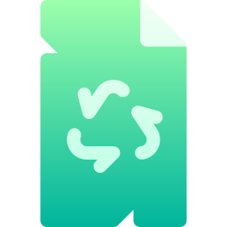 Paper recycle icon