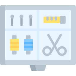 Sewing kit icon