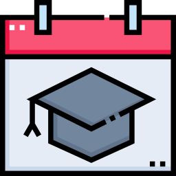 graduación icono