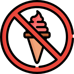 No ice cream icon