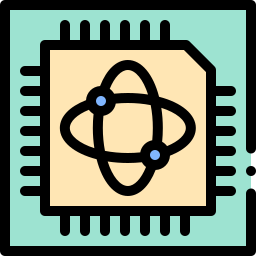 computação quântica Ícone