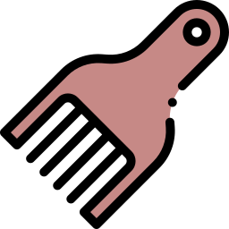 Hair comb icon