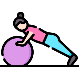 Incline push up icon