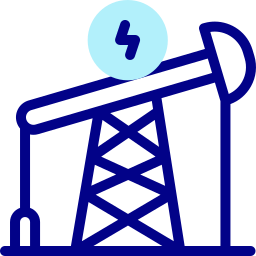 plate-forme pétrolière Icône