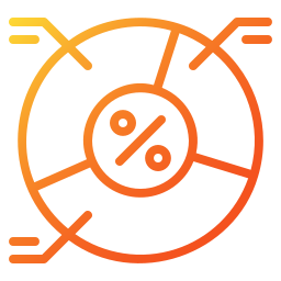 diagramme circulaire Icône