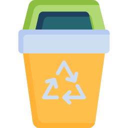 papelera de reciclaje icono