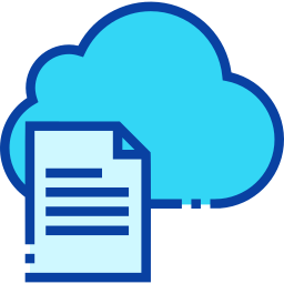 Cloud data icon