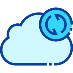 Cloud sync icon