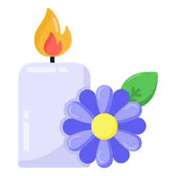 Scented candle icon