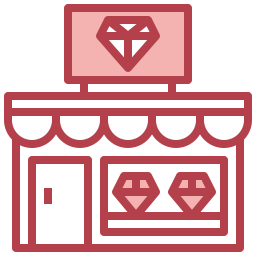 Jewelry shop icon