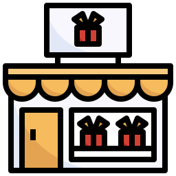 Gift shop icon