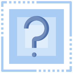 Question sign icon