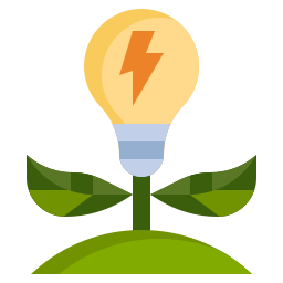 Clean energy icon
