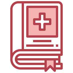 Medical handbook icon