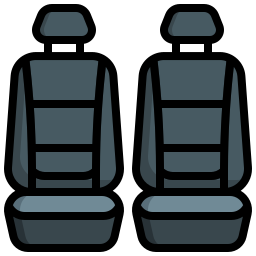 chaise de voiture Icône