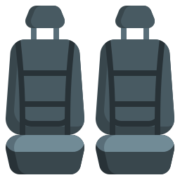 silla de coche icono